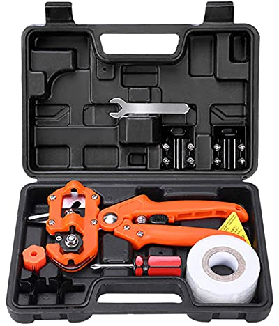 koncy Pfropfen Werkzeug Kit Garten Veredelungsschere Ratschenschere Set, Garden Grafting Tool für Obstbäume/Blumen/Zweige