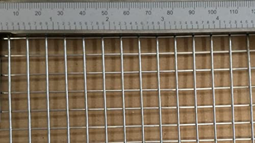 Schweißgitter aus Edelstahl 1.4306 mit 8mm maschenweite, 1mm drahtstärke. Maße: 1000mm x 500mm