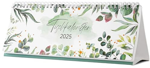 Tischkalender 2026 - Wochenplaner 2026 von Januar bis Dezember, Tischkalender 2026 Quer 29,5 x 10,5 cm, kalender 2026 mit 1 Woche 2 Seiten, Blatt