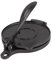 WGFOIP Aluminum Alloy Tortilla Press, Manual Dough Press Tool for Pizza, Pie and Patty Making with Multifunctional Design, Easy to and Maintain (20cm Black)