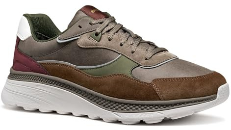 Geox U SPHERICA ACTIF X1 Sneaker, da Uomo, Marrone, 43 EU, Marrone, 43 EU