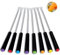 8pcs 9.4 Inch Fondue Forks,Stainless Steel Fondue Forks with Heat Resistant Handle,Color Coding Fork Sticks for Cheese Chocolate Roast Marshmallows Dessert Meat