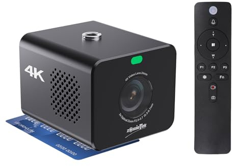 Zowietek 4K POV Zoom Camera, NDI|HX3, 3X, AF(NDI) Zoom | SDI & HDMI & UVC Output, 3X Optical, Mobile Flexible Control, Professional Live Streaming PoE/USB-C Power, TF/NAS Record
