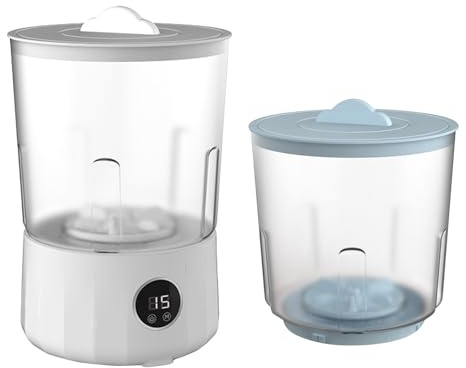 Lavadoras portátiles, compacta portátil - suministros de limpieza con 2 para apartamento, viajes, vacaciones, camping, hogar, hotel, viaje en autocaravana, al aire libre