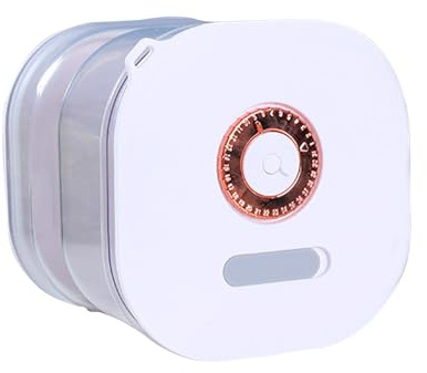 Bocal de fermentation – Pot de cornichons chronométré avec couvercle – Boîte séparateur de jus mariné | Pour salade, bonbons, avoine, cuisine, sucre, biscuits, garde-manger, préparation, yaourt