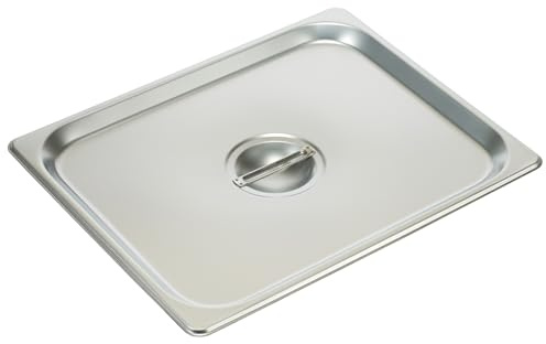 Winco SPSCH 44198 Size Solid Cover,Stainless Steel,Medium