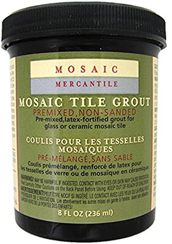 Mosaic Mercantile Premix Grout, 8-Ounce, Black