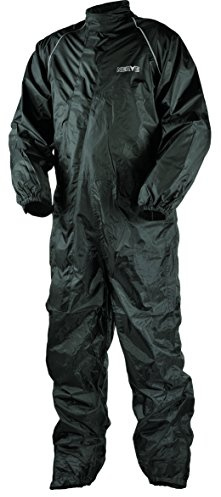 Nerve Hard Rain Traje Impermeable de Moto de Lluvia, Negro, XXXL