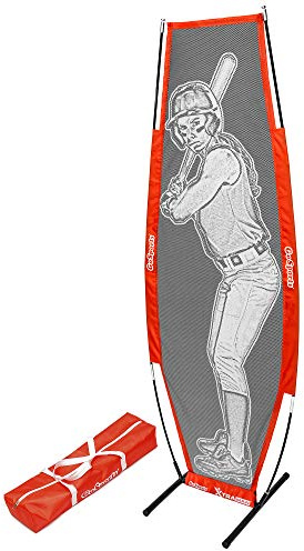GoSports XTRAMAN - Maniquí de Entrenamiento de Lanzamiento para Softball, Color Rojo