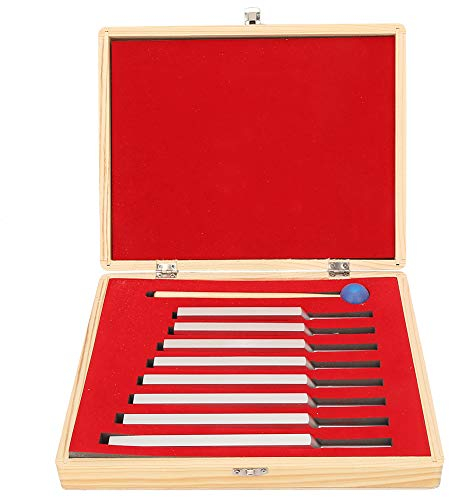 8 Stück Aluminium Stimmgabel Satz, Vibrationstherapie Werkzeug Set Aluminiumlegierung Silber zur Heilung von 256 Hz 288 Hz 320 Hz 341 Hz 384 Hz 426 Hz + 480 Hz 512 Hz