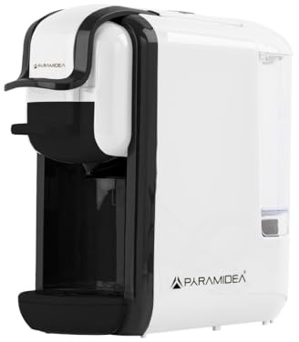 PYRAMIDEA Macchina per Caffè Automatica 3 in 1 Nespresso Dolcegusto e Cialde da 0,6 L Colore Bianco ICP31B