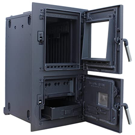 Kachelofeneinsatz LEDA Rubin K15 (Ø Rauchrohrabgang 145mm)