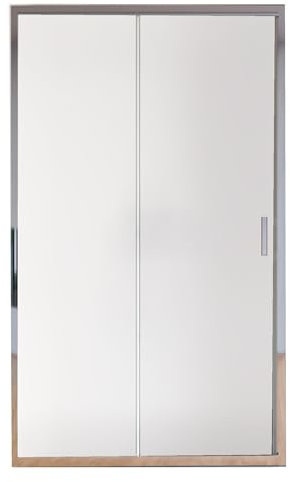 Mattierte Duschschiebetür 6 mm H195 AGATA - 110