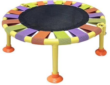 Trampolino per interni, lettino da salto, pieghevole con carico massimo di 74,8 kg, trampolino fitness per bambini e adulti