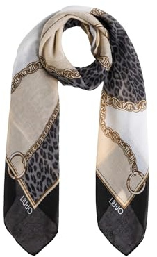 LIU JO Foulard Better con catene Black