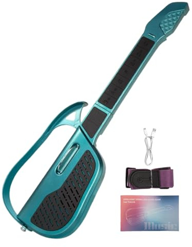 Guitare pour | Guitare Intelligente sans Cordes Électrique et Pliable | Instrument de Musique pour Éducation Musicale à la Maison Voyage École Activités en Classe d'Âge