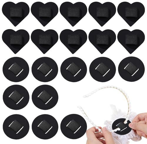 Coussinets pour Bandeaux 20 Pièces Base DIY Bandeaux à Main