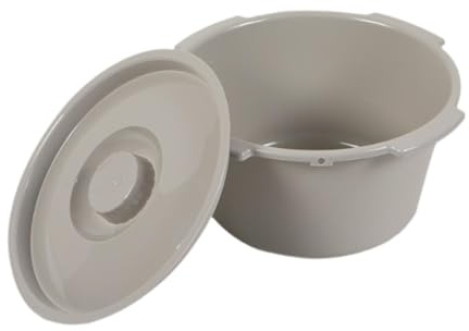 Nishiyuenyi Cubo de Repuesto para Inodoro, Cubo, Contenedor, Medio Cubo para Silla de Inodoro.