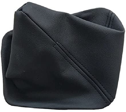 J/J Soufflet en Simili Cuir Noir Ecologique avec Cadre en Plastique Dur Pour Voiture