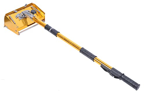 Gipsverktyg, gips, taping-verktyg, murslev, torr murslev, platt lådset, 20 cm, gips, platt ytbehandling, lådverktyg med 40–64 tum med justerbart handtag