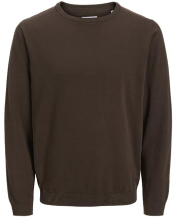 JACK & JONES Mens Jjebasic Knit Crew Neck Noos, Delicioso, XL UK