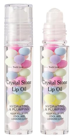 Huile Pour Lèvres Roll- Pour Femmes, Huile Hydratante Pour Lèvres Hydratante, Huile Pour Lèvres Roll- Hydratante, Huile Pour Lèvres Rolling Ball, Huile Hydratante Pour Lèvres - Huile Pour Lèvres