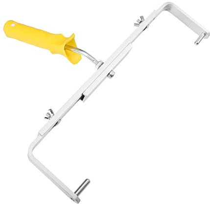 Housoutil Ripiano A Rulli in Lega Di Alluminio Con Supporto Retrattile Da 12-20 Pollici Doppio Supporto Robusto E Facile Da Usare