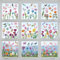 Fensterbilder Frühling Deko, 9 Fenstersticker Blumen, Fenstersticker Frühling mit Schmetterling Blumen, Schmetterling Deko, Statisch Haftende Fensteraufkleber Selbstklebend für Frühling und Sommer