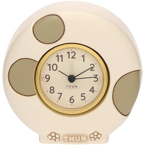 THUN - Orologio da tavolo - ceramica - Collezione Chroma - 12,7 x 5,4 x 12,8 cm