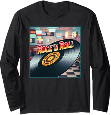 Comedor de Vinilo Rock 'N Roll Manga Larga