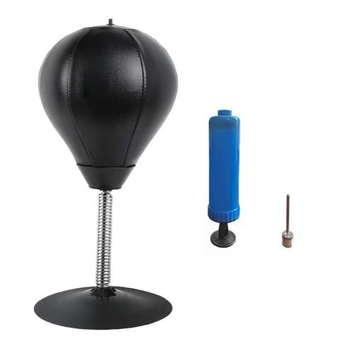 Divertido saco de boxeo de escritorio, alivio del estrés para todas las edades, con ventosa fuerte 2026, pelota de boxeo de mesa, pelota de velocidad para mostradores de mesa de oficina en casa, para