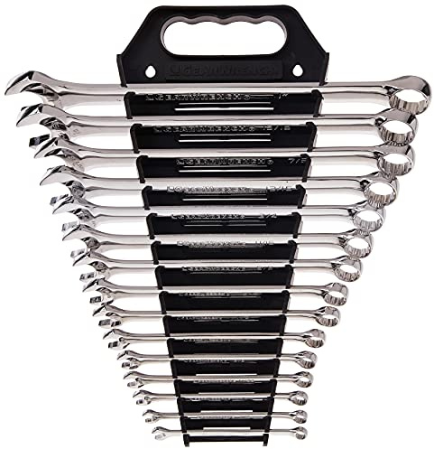 GEARWRENCH 15 Pc. 12 Pt. Long Pattern Combination Wrench Set, SAE - 81901