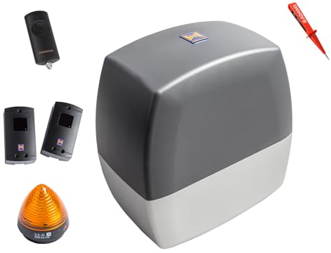 Hörmann LineaMatic BiSecur Serie 3 Schiebetorantrieb 300kg + 1x Handsender HSE4 BS + Lichtschranken EL301 + Warnlicht SLK EADAMS Set 5in1 SK