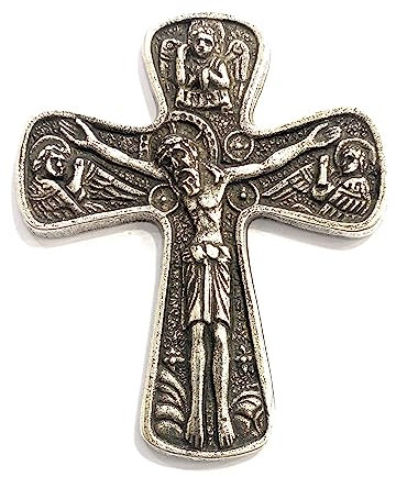 De Bussy Cruz TORRECIUDAD Met.58x47mm BAÑO PL 5µm (DBK914P)