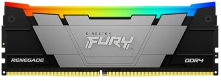 Kingston FURY Renegade RGB 16GB 3200MT/s DDR4 CL16 DIMM 1Gx8 Desktop Gaming Memory - KF432C16RB12A/16