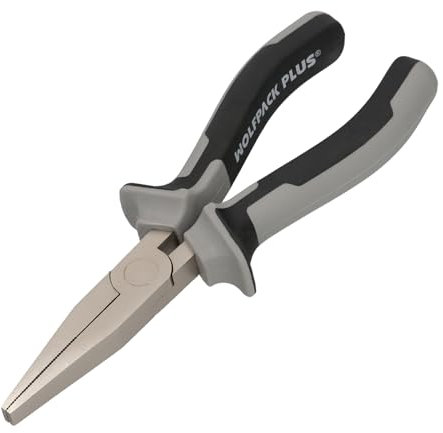 Alicates Boca Plana 150 mm. Acero Cromo Vanadio DIN-ISO 5745 Alicates Punta Plana, Alicates Boca Plana Larga,