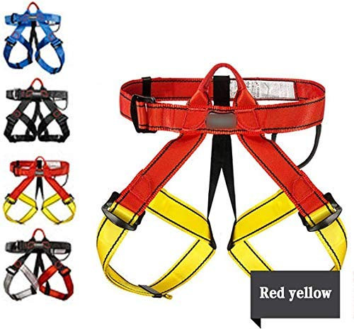 SwaYve Cintura Di Sicurezza per Lavoro Aereo Imbracatura Anticaduta, Imbracatura per Tutto il Corpo Cintura per Tetti per Alpinismo Protezione Anticaduta per Arrampicata Sugli Alberi All'Aperto/B