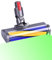 SOSALUK Bürste Kompatibel mit Dyson V7 V8 V10 V11 V15 Staubsaugerbürstenkopf, Ausgestattet mit Grüner LED-Beleuchtung und Softwalze, Geeignet für Hartböden und Holzböden