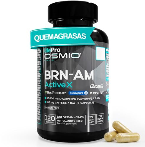 Lifepro Quemagrasas Potente para Adelgazar, con L-Carnitina Carnipure®, Té Verde, Cafeína Anhidra y Fenilcapsaicina - Aumenta Energía y Metabolismo con Cromo CHROMAX® y Pimienta Negra BioPerine®