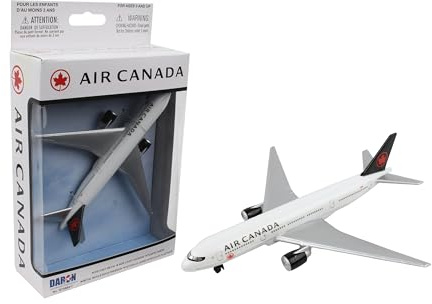 Daron Air Canada Single Plane Die-Cast Metal S Airplane Model Toy with Plastic Parts for Kids Ages 3+