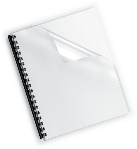 100 Deckelfolien DIN A5, transparent-klar, 200mic