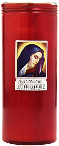Nappi Cero Votivo T.80 H.20 Rosso Gr.480