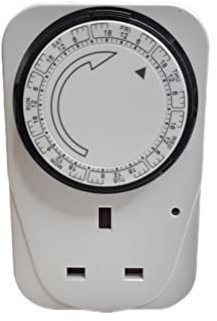 7 Day 24 hour Timer Plug Adapter - 240v, 3 Pin UK Plug - Energy-Saving Weekly Mechanical Segment Timer Plug- Smart Timer Plug - Timer Set in Days - Turns Appliances Into Auto-Timer Products