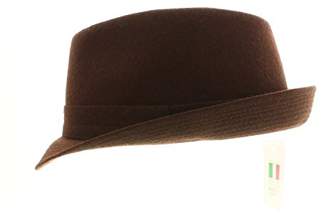 votrechapeau - Chapeau Trilby - Petit Bord - Ferrare - Marron