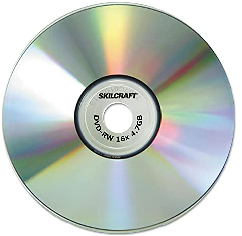 7045015155371, Branded Attribute Media Disks, DVD-RW, 4.7GB, 4x, Silver, 5/PK