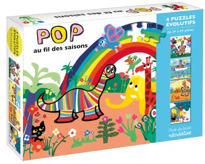 Pop au fil des saisons ! 4 puzzles évolutifs