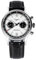 London Craftwork Sugess 1963 Herren Chronograph Mechanische Armbanduhr Möwe ST19 Schwarz Weiß Panda, silber, Armband