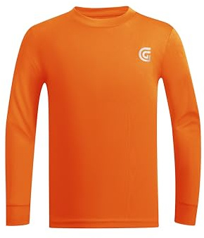 ZITY Boy's Rash Vest UPF 50+ UV Sun Protection Long Sleeve Shirt Swim Tops for Kid Activewear Boy Outdoor Rash Guard 6-15 Years