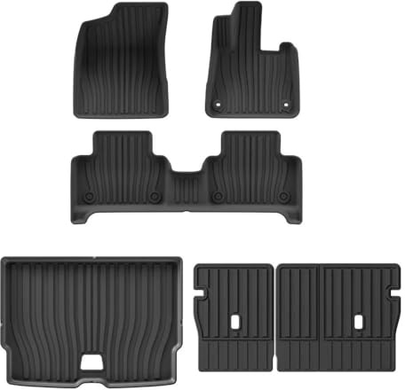 Högerstyrd Bilmatta För Volvo EX30 EV 2025 2024 Höger Styrmatta Bagageutrymme TPE 3D-fotmatta Tillbehör SVART(RHD EX30 6PCS)