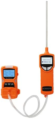 Multigasdetektor Gasmätare O2 H2S CO LEL 4 i 1 Hydron Sulfide Kolmonoxid Brännbar gasläckadetektor Breda tillämpningar(Detector with pump)